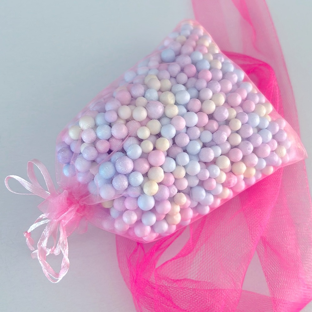 NEW 3/25$ Colored Foam Balls 5-10 mm Jewelry Boxes Favor Bags Scrapbooking